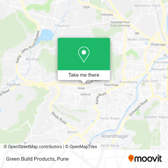 Green Build Products map