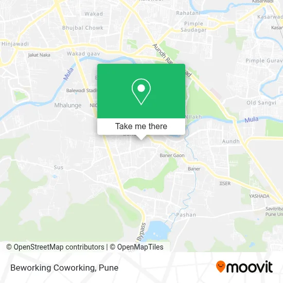 Beworking Coworking map