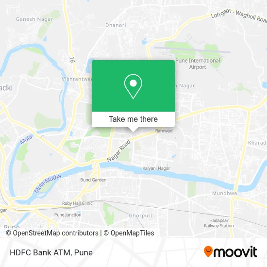 HDFC Bank Atm map