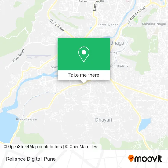 Reliance Digital map