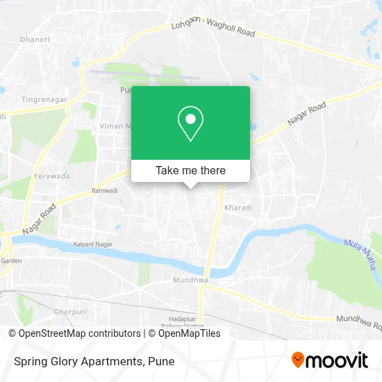 Spring Glory Apartments map