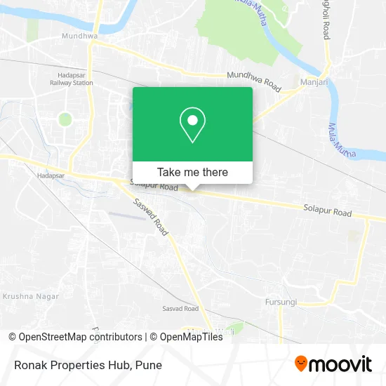 Ronak Properties Hub map
