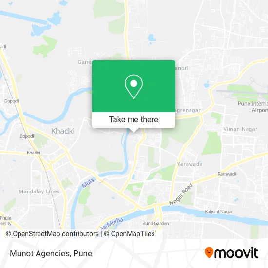 Munot Agencies map