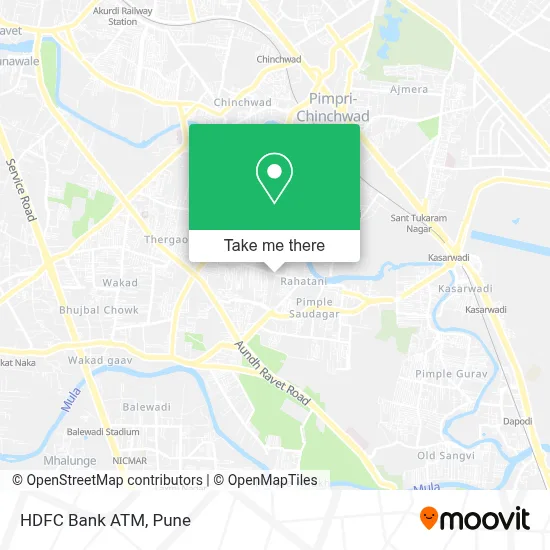 HDFC Bank Atm map