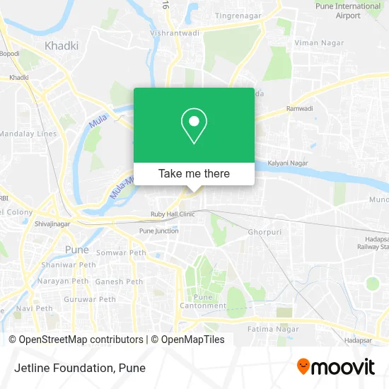 Jetline Foundation map
