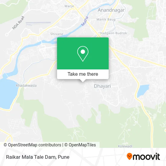 Raikar Mala Tale Dam map