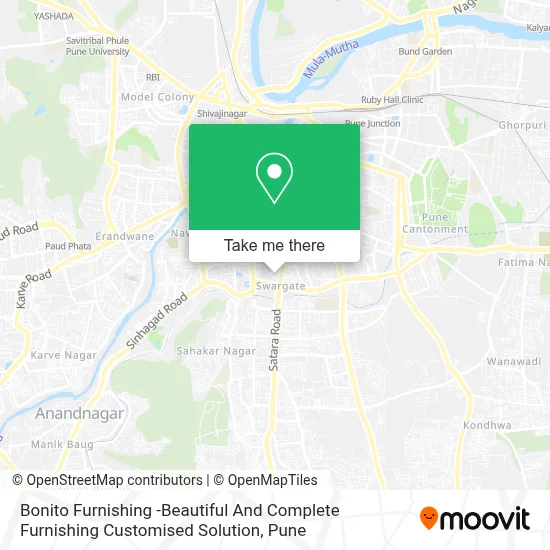 Bonito Furnishing -Beautiful And Complete Furnishing Customised Solution map