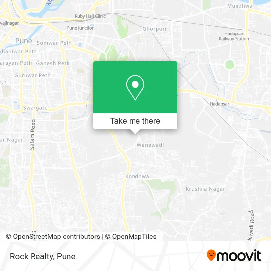 Rock Realty map