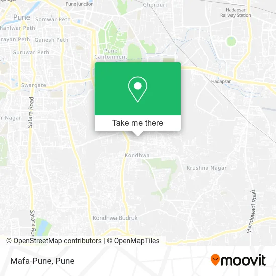 Mafa-Pune map