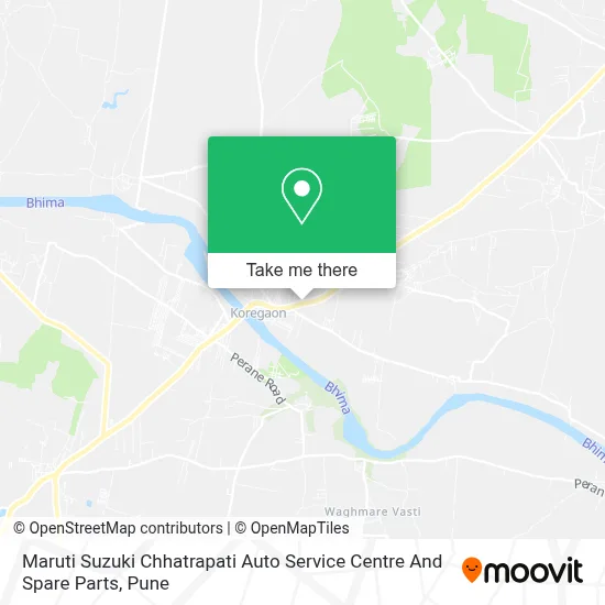 Maruti Suzuki Chhatrapati Auto Service Centre And Spare Parts map