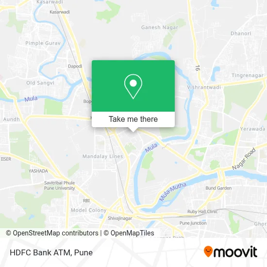 HDFC Bank Atm map