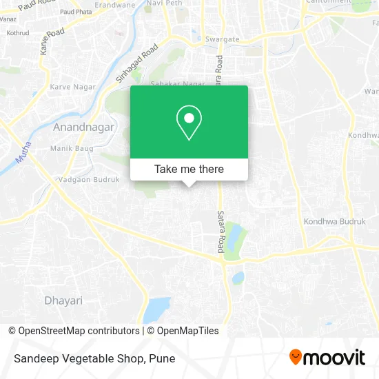 Sandeep Vegetable Shop map