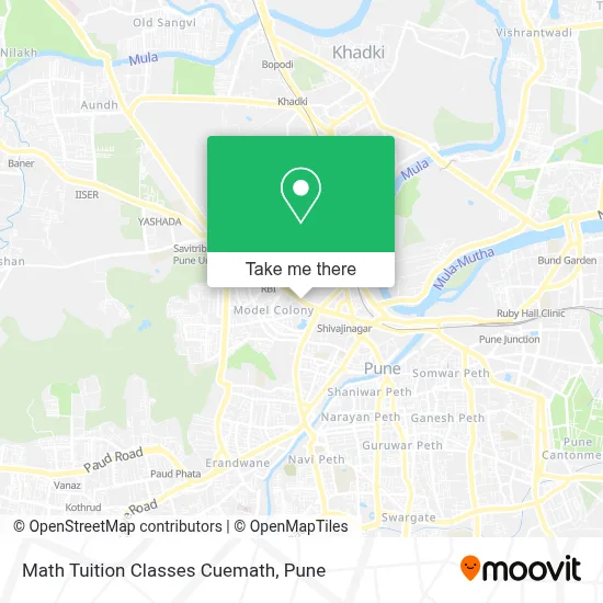 Math Tuition Classes Cuemath map