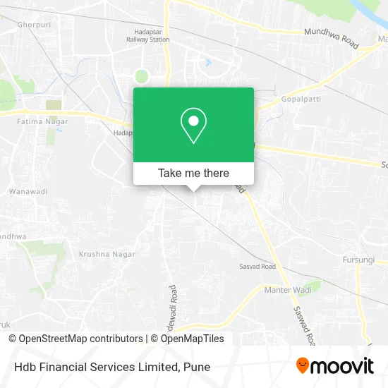 Hdb Financial Services Limited map