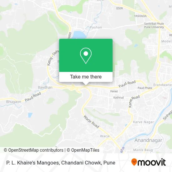 P. L. Khaire's Mangoes, Chandani Chowk map