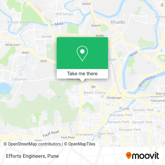 Efforts Engineers map