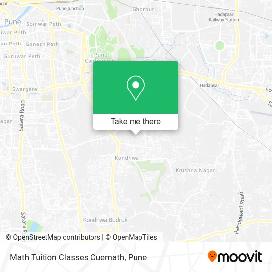 Math Tuition Classes Cuemath map