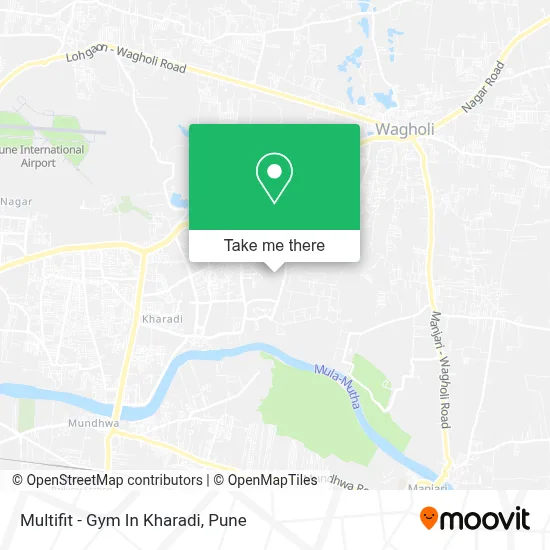 Multifit - Gym In Kharadi map