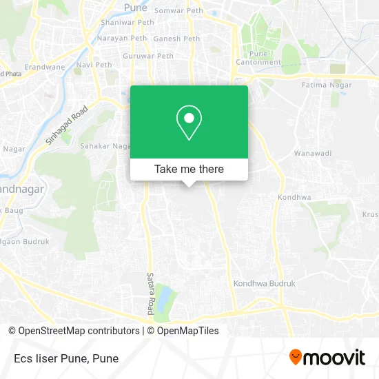 Ecs Iiser Pune map