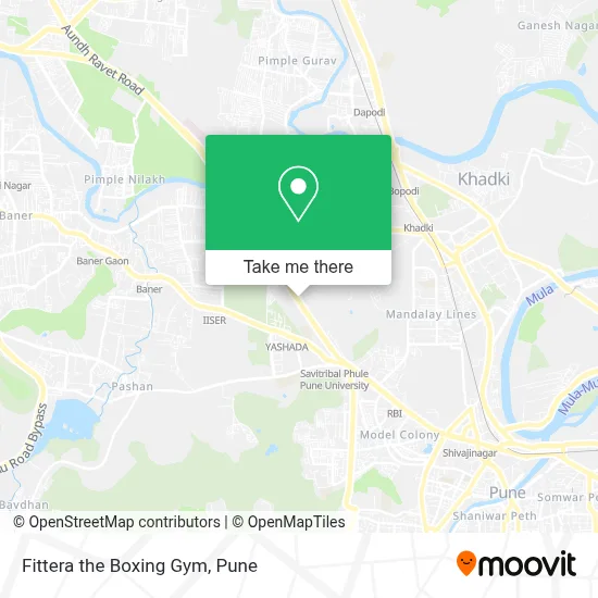 Fittera the Boxing Gym map