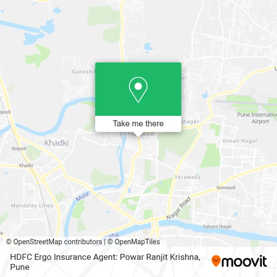 HDFC Ergo Insurance Agent: Powar Ranjit Krishna map