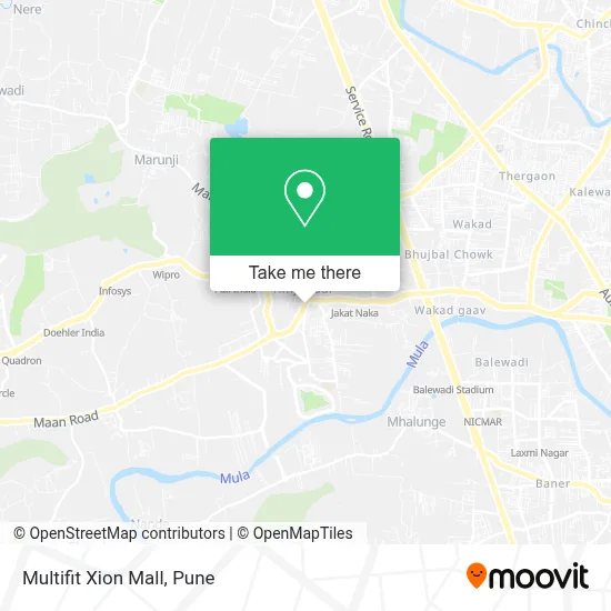 Multifit Xion Mall map