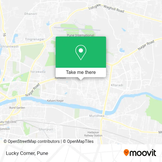 Lucky Corner map