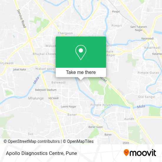 Apollo Diagnostics Centre map