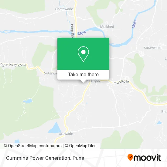 Cummins Power Generation map