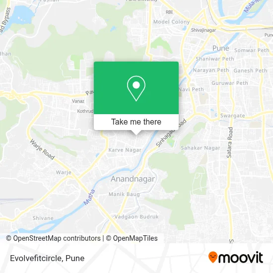 Evolvefitcircle map