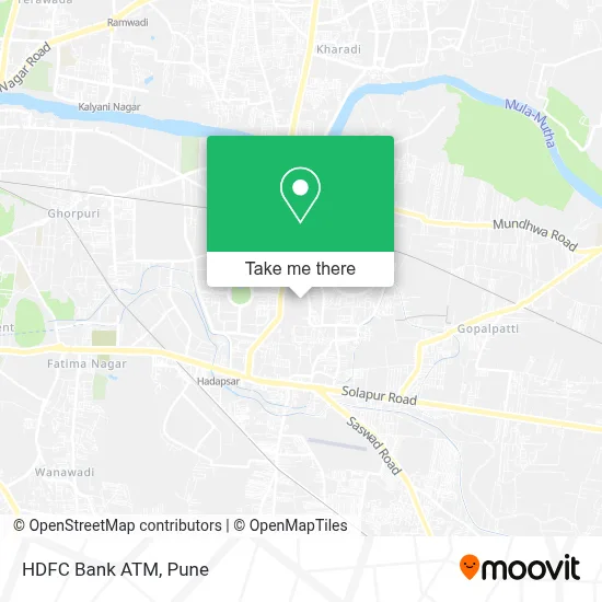 HDFC Bank Atm map