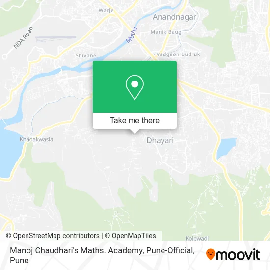 Manoj Chaudhari's Maths. Academy, Pune-Official map