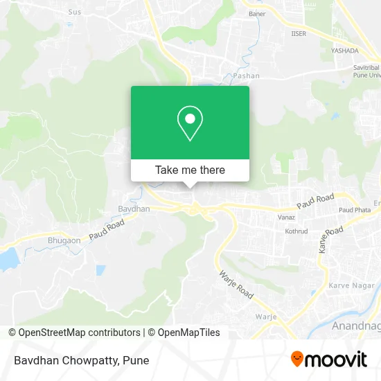 Bavdhan Chowpatty map