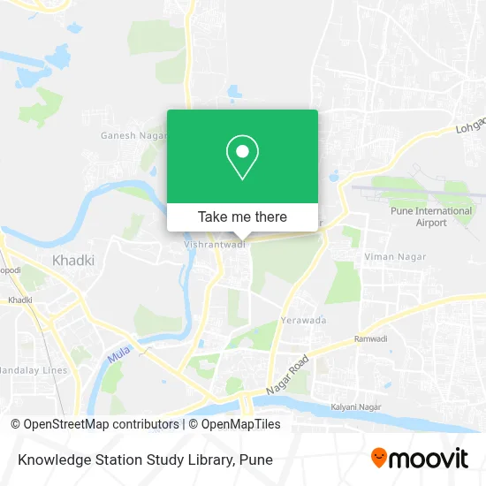 Knowledge Station Study Library map