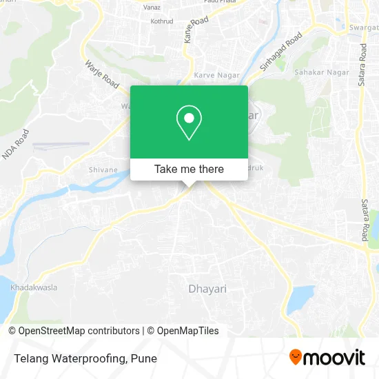 Telang Waterproofing map