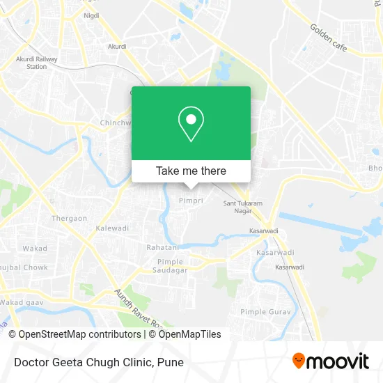 Doctor Geeta Chugh Clinic map