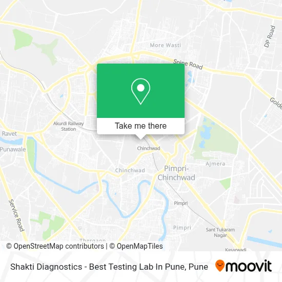 Shakti Diagnostics - Best Testing Lab In Pune map