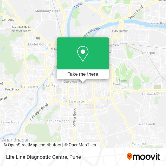 Life Line Diagnostic Centre map
