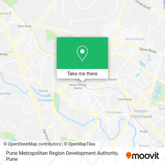 Pune Metropolitan Region Development Authority map