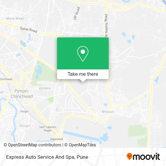 Express Auto Service And Spa map