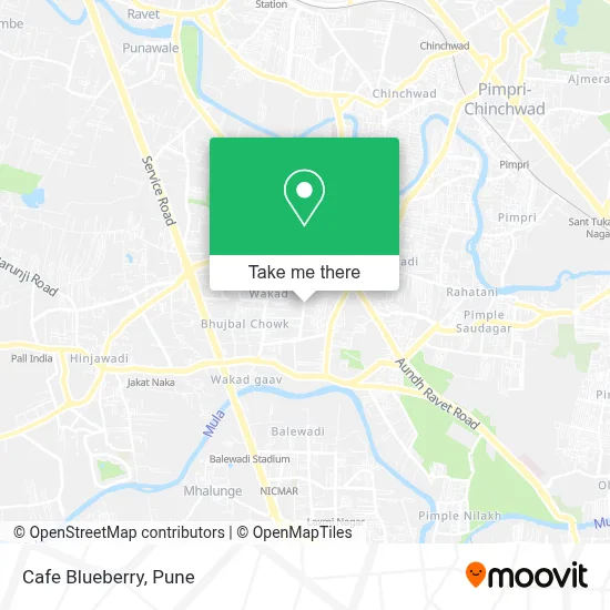Cafe Blueberry map