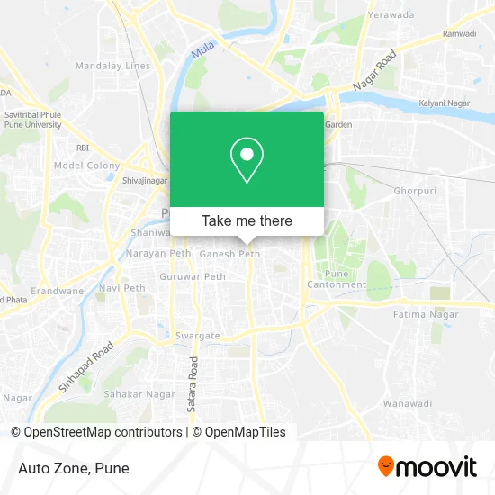 Auto Zone map