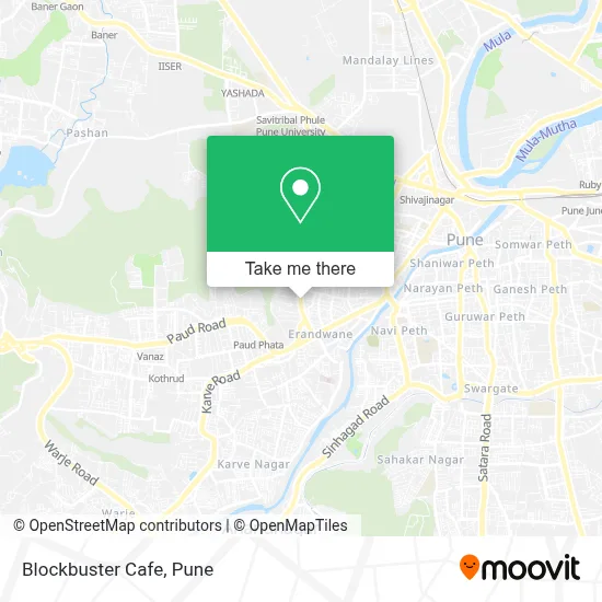 Blockbuster Cafe map
