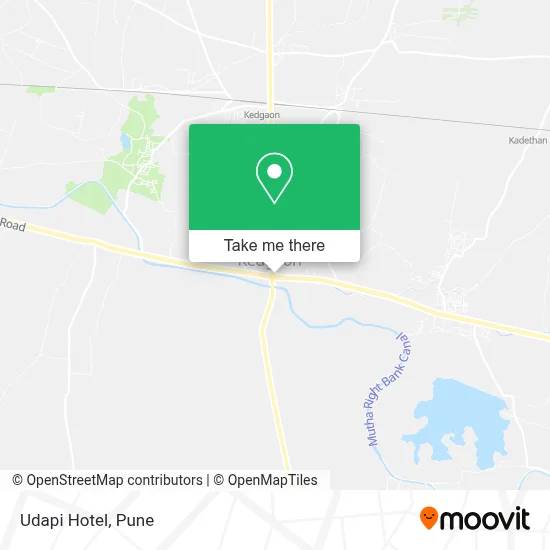 Udapi Hotel map