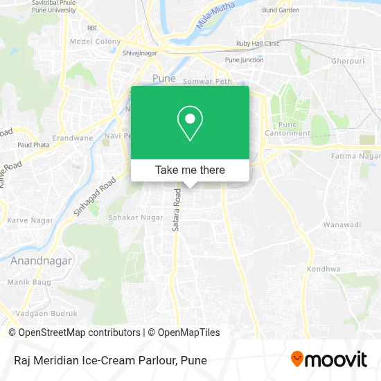 Raj Meridian Ice-Cream Parlour map