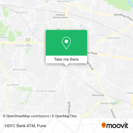 HDFC Bank Atm map