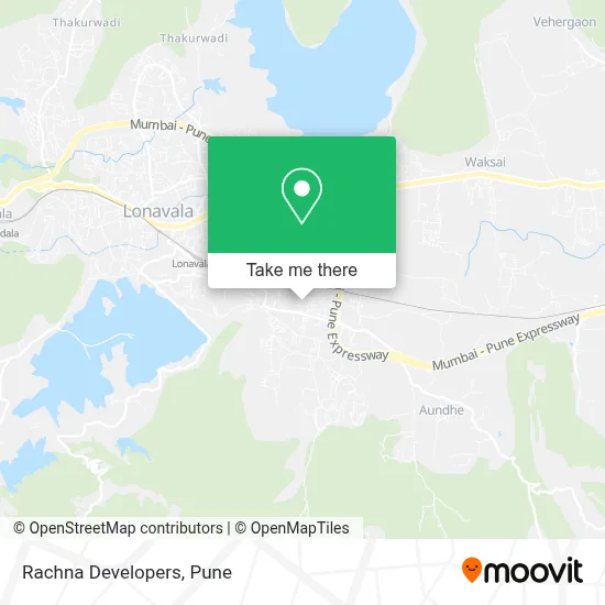 Rachna Developers map