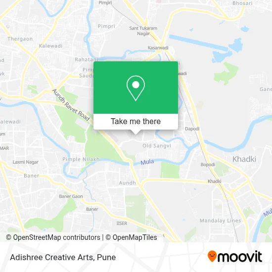 Adishree Creative Arts map