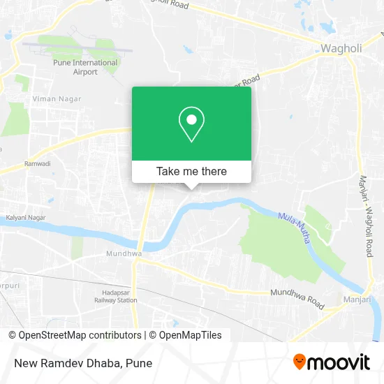New Ramdev Dhaba map
