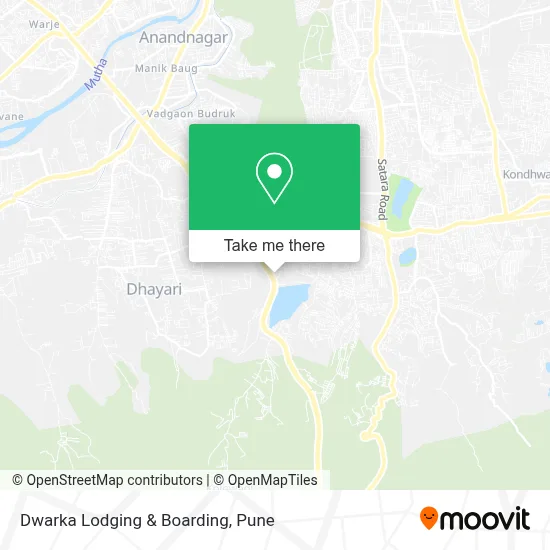 Dwarka Lodging & Boarding map